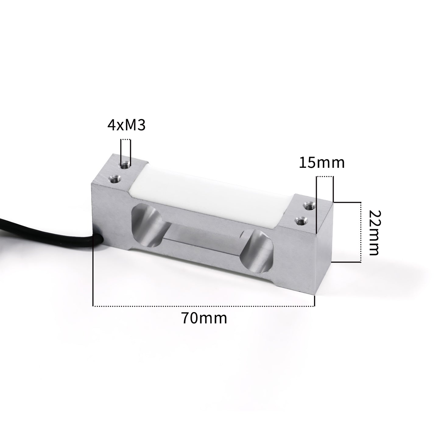 Platform Load Cell Scale Sensor Range 5-20kg 70mm*22mm*15mm -A6L4