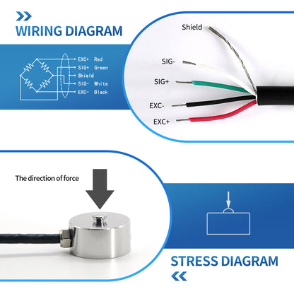Mini Load Cell Sensor Range 5kg-500kg Φ20mm*12mm - QLWH-20